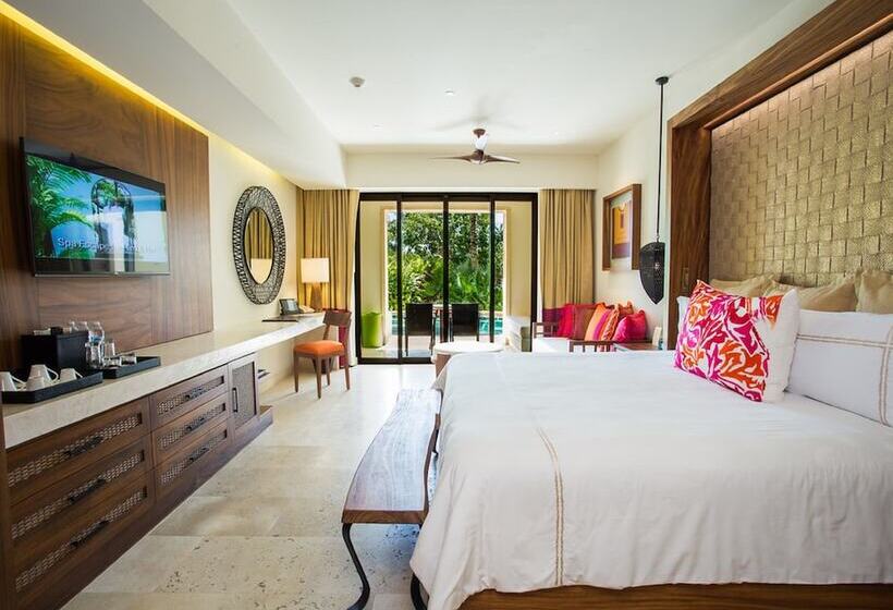 キングサイズベッドのジュニアスイート, Secrets Akumal Riviera Maya   Adults Only