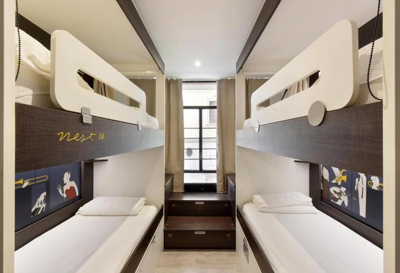 Habitación Cuádruple Estándar, Free Hostels Barcelona