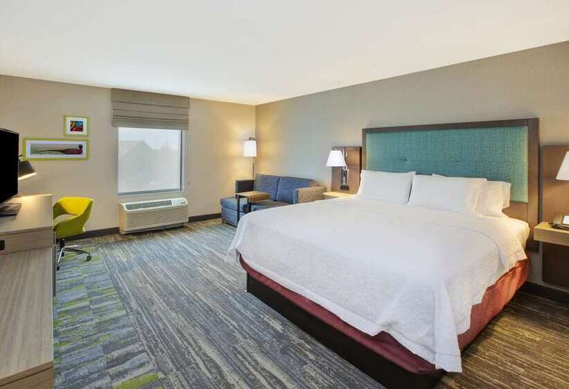 带大床的标准间, Hampton Inn Springfieldsoutheast