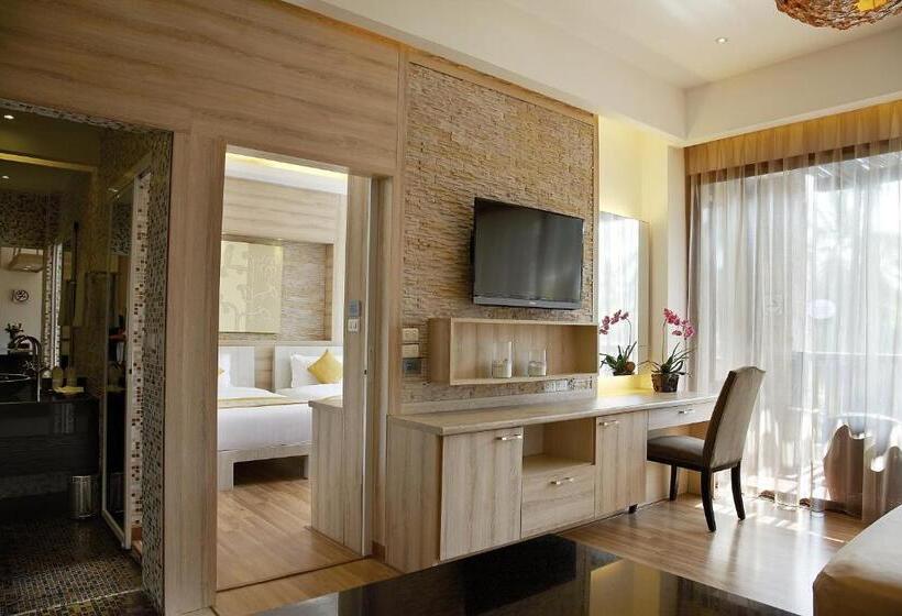 带按摩功能的小型套房, Dhevan Dara Beach Villa Kuiburi