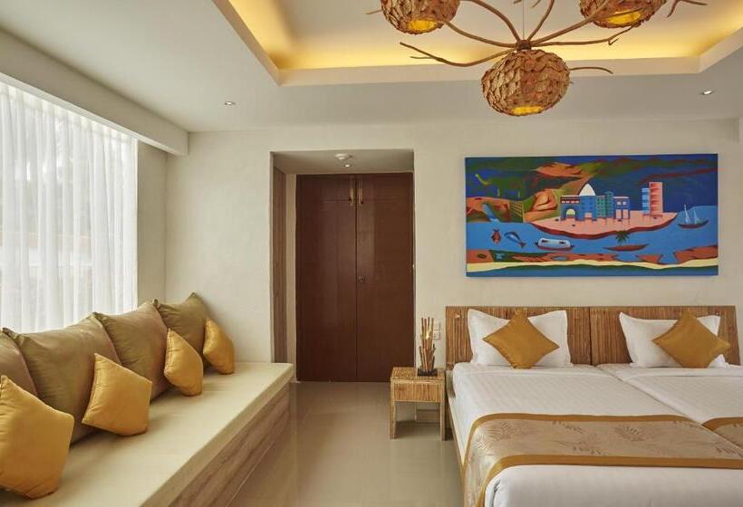 침실 2개 빌라, Dhevan Dara Beach Villa Kuiburi