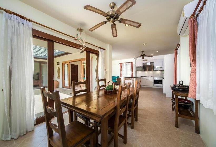 3 베드룸 디럭스 빌라, Idyllic Samui Beach Villa Resort