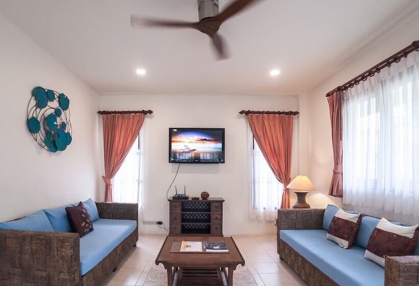 침실 4개 빌라, Idyllic Samui Beach Villa Resort