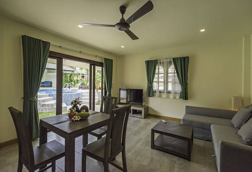 침실 2개 빌라, Idyllic Samui Beach Villa Resort