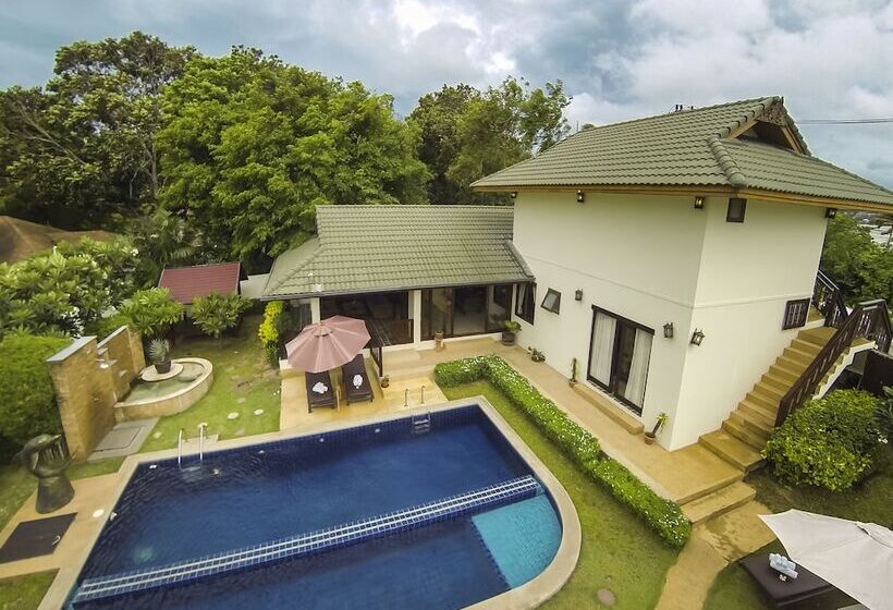 침실 1개 디럭스 빌라, Idyllic Samui Beach Villa Resort