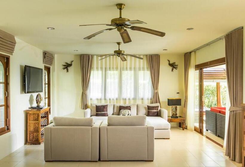 3 베드룸 디럭스 빌라, Idyllic Samui Beach Villa Resort