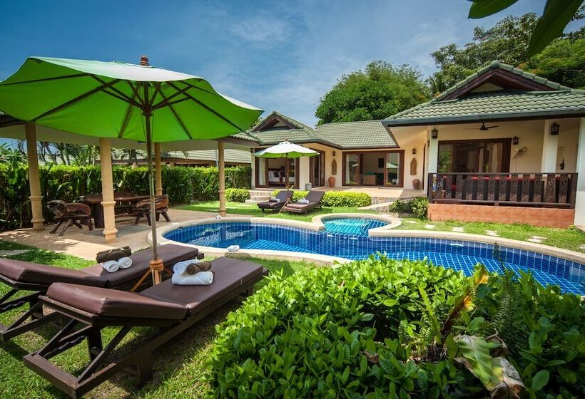 3 베드룸 디럭스 빌라, Idyllic Samui Beach Villa Resort
