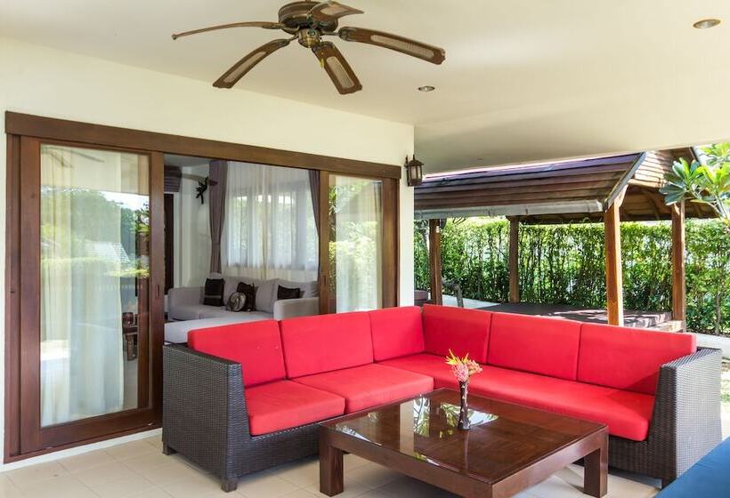 3 베드룸 디럭스 빌라, Idyllic Samui Beach Villa Resort