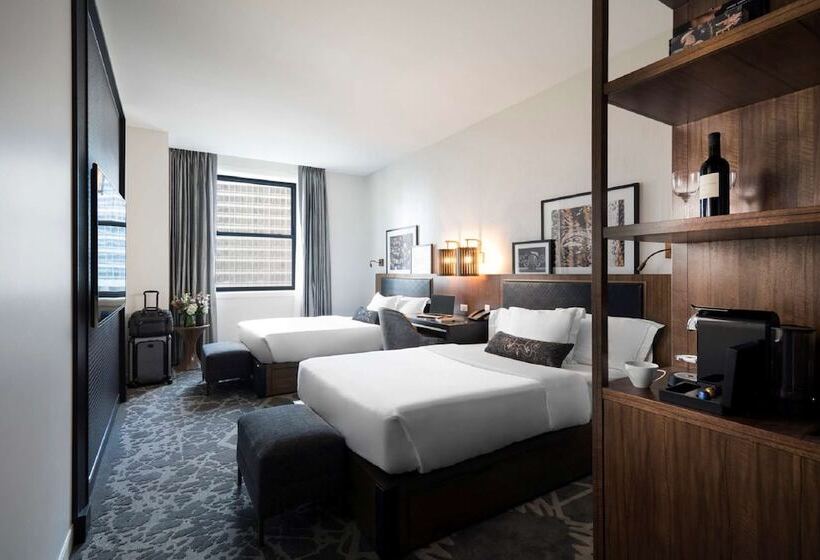 Standard Værelse 2 Dobbeltsenge, Londonhouse Chicago Curio Collection By Hilton