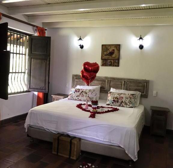 디럭스 스위트 킹 침대, Casa Blanca Campestre