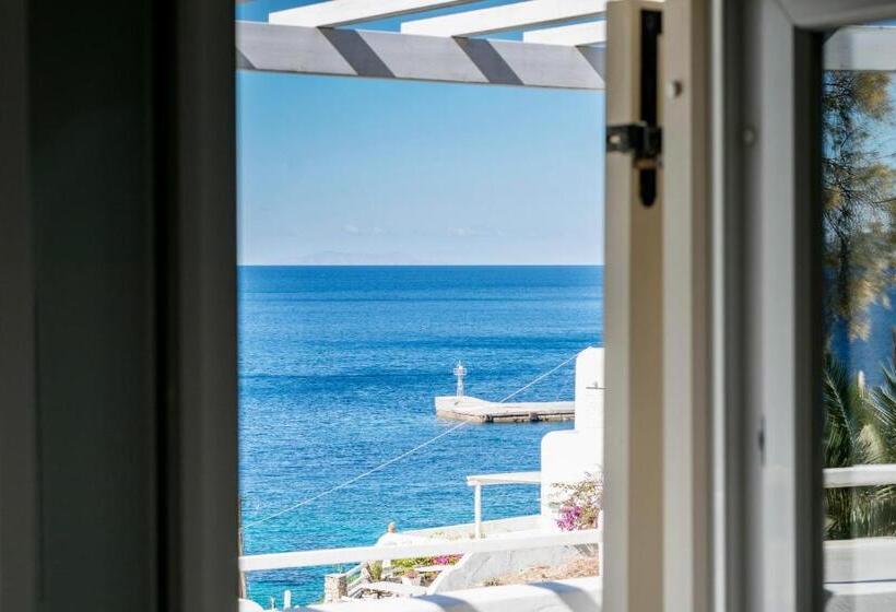 חדר דלוקס עם מרפסת נוף לים, Withinn Mykonos Suites