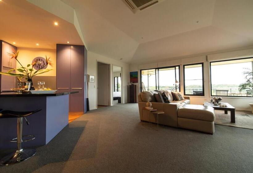 침실 1개 디럭스 아파트, Hilltop Apartments Phillip Island   Adults Only
