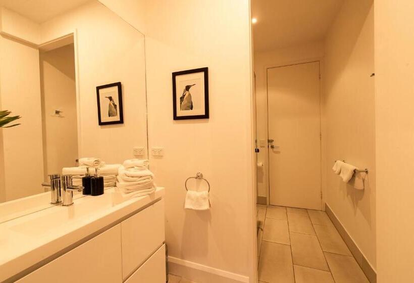 带1个卧室带花园景观的公寓, Hilltop Apartments Phillip Island   Adults Only