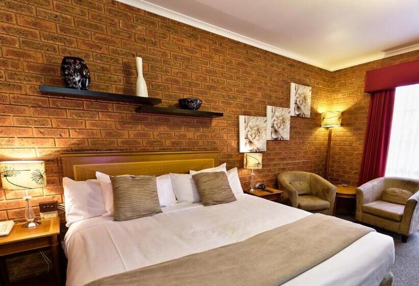 스탠다드 룸 킹사이즈 침대, Central Yarrawonga Motor Inn