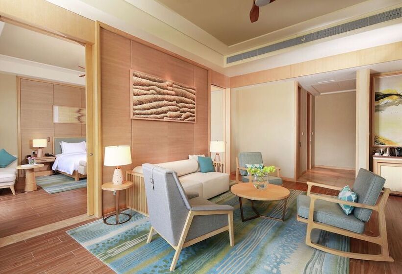 스탠다드 룸 더블 침대, Hilton Yuxi Fuxian Lake