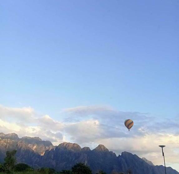 Номер Deluxe, Vang Vieng Queens Mountain View
