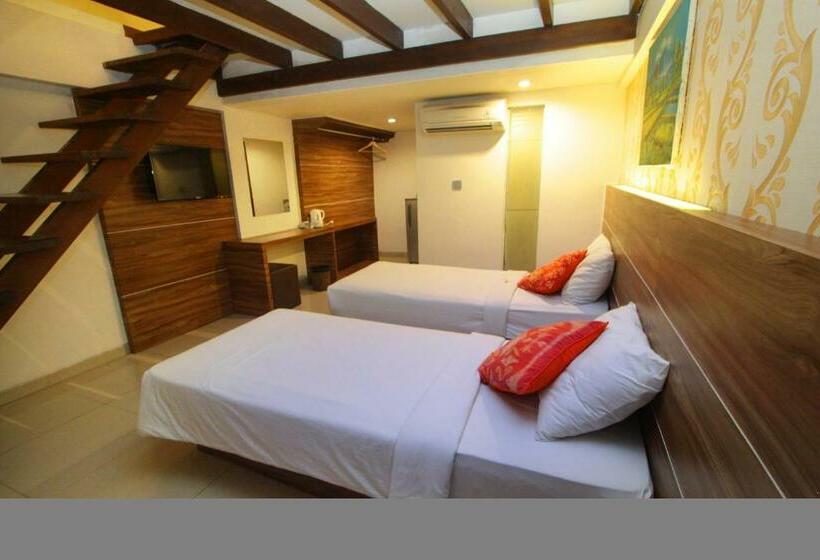 침실 1개 복층 룸, The Legian Sunset Residence