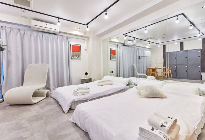 Номер Стандарт Четырехместный Совместный Санузел, Tora Hotel Asakusa   Hostel