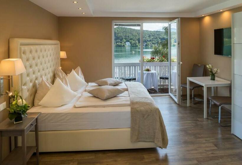 Номер Стандарт Вид на Озеро, Promenaden Strandhotel Marolt Haupthaus