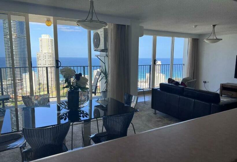 דירת 2 חדרים נוף לים, Condor Ocean View Apartments Managed By Gold Coast Premium