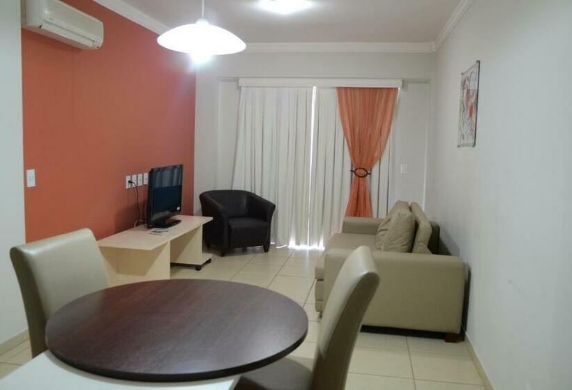 침실 2개 아파트, Prime Hotel águas Da Serra