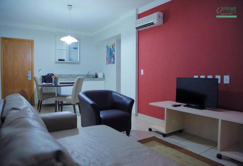 آپارتمان 1 خوابه, Prime Hotel águas Da Serra