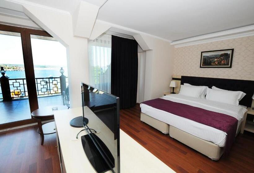 带海景的复工套房, Phellos Suites