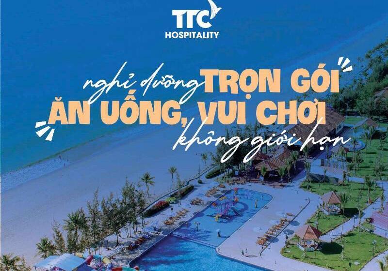 سوئیت جونیور با چشم‌انداز باغ, Ttc Resort Ninh Thuan  Unlimited Access To Water Park