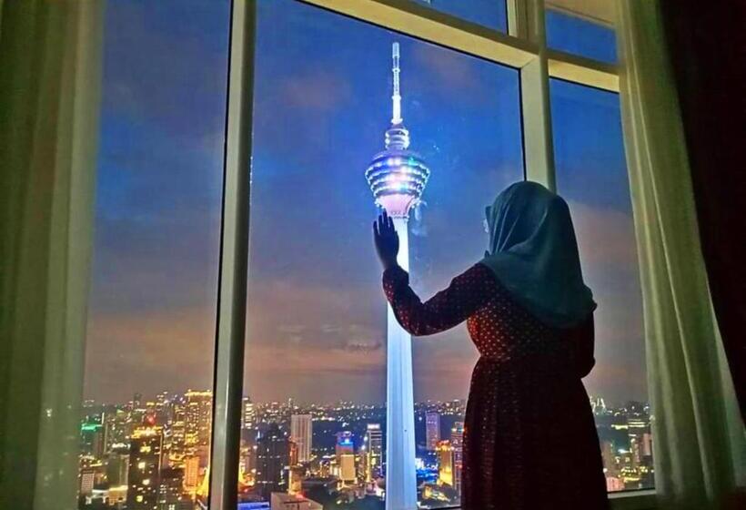 آپارتمان 1 خوابه با چشم‌انداز, Luxury Apartment Near Klcc & City Center