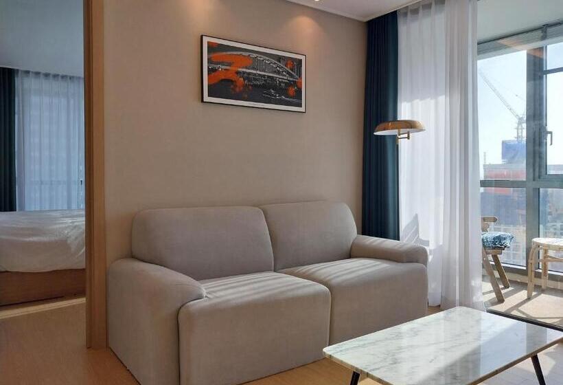 디럭스 테라스 룸 바다 전망, The Solid Residence   Elbon The Stay By Haeundae