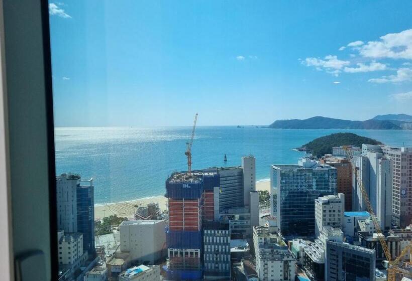 디럭스 룸 바다 전망, The Solid Residence   Elbon The Stay By Haeundae