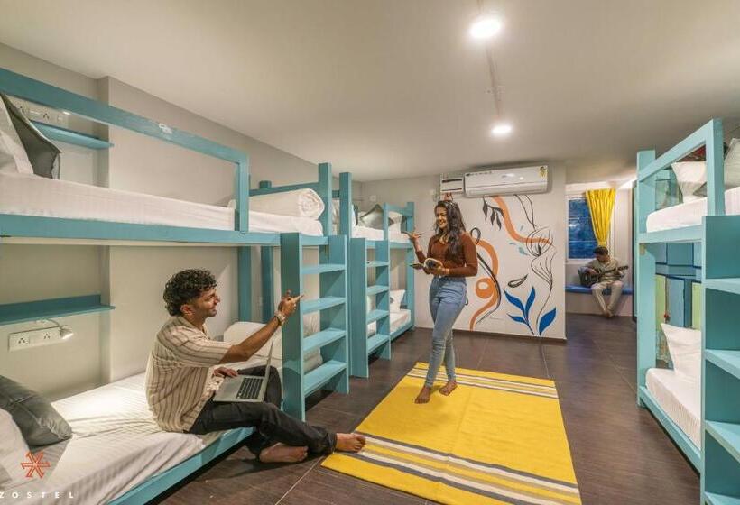 تختخواب در اتاق مشترک, Zostel Pondicherry, Auroville Road