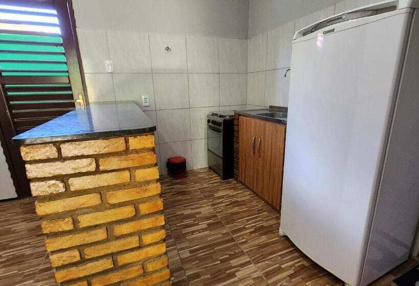 침실 1개 발코니 아파트, Suítes Green Village Flecheiras