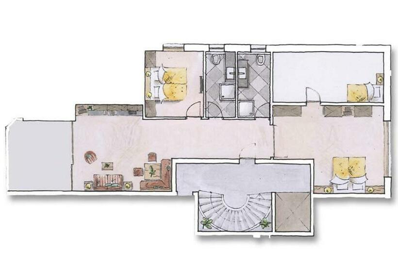 ペントハウス２ベッドルームアパート, Aparthotel Stacherhof