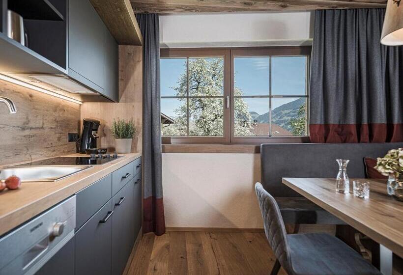 １ベッドルームのデラックスアパートメント, Aparthotel Stacherhof