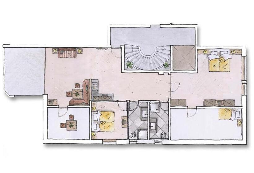１ベッドルームペントハウスアパート, Aparthotel Stacherhof