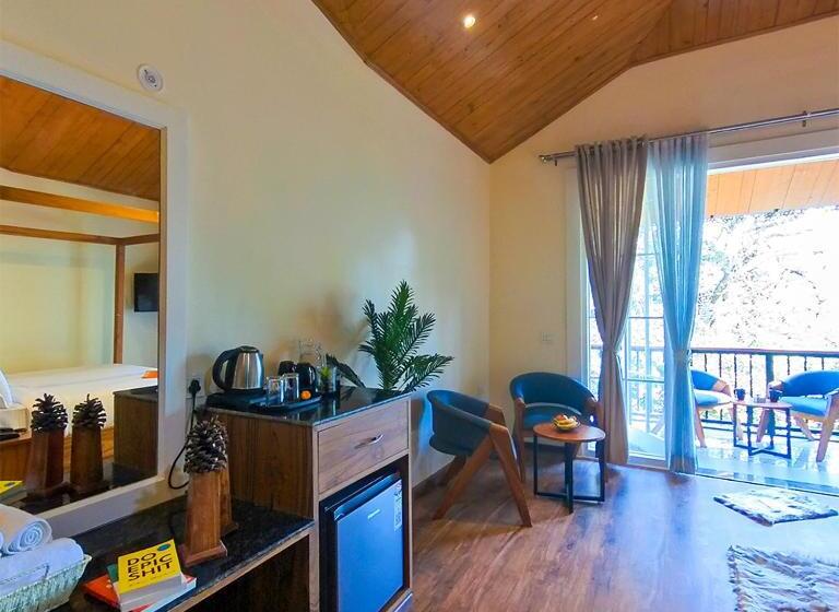 Стандартный Номер Кровать Кинг, Moustache Bhimtal Luxuria, Nainital
