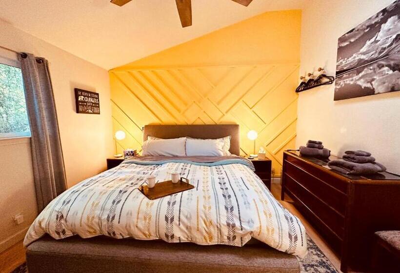 스탠다드 룸 킹사이즈 침대, Tranquil Mountain Refuge Cabin In Santa Cruz