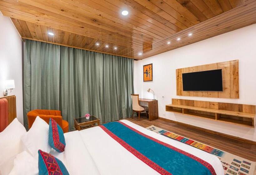 标准间带山景, Bradhi   Echor Riverside Resort Jibhi