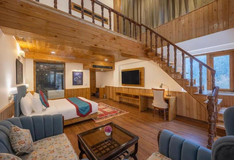 山景套房, Bradhi   Echor Riverside Resort Jibhi