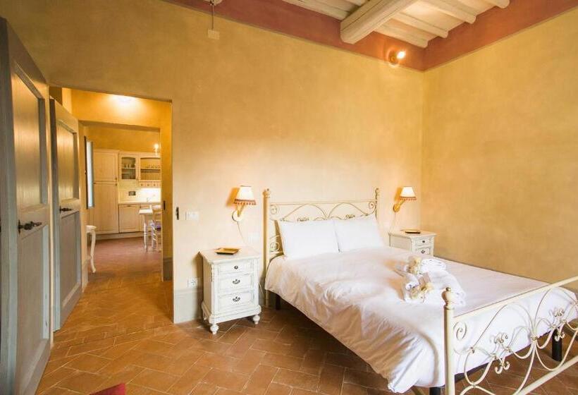 Апартаменты 1 Спальня, Farmhouse With Swimming Pool Surrounded By Greenery Just 20 Minutes From Arezzo