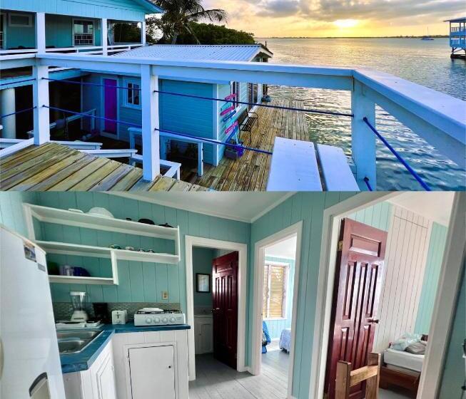 带海景的复工套房, Dockside Utila Ocean Front Suites