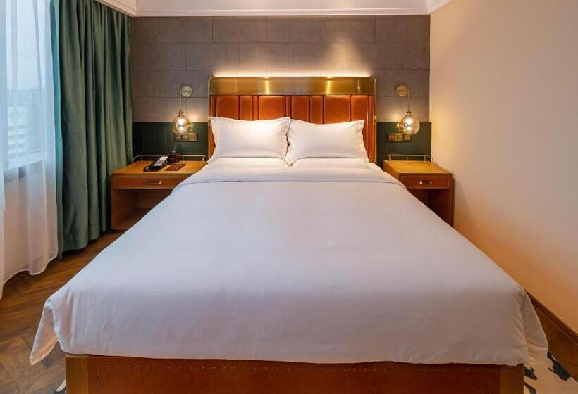 스탠다드 룸 퀸사이즈 침대, Elite Hotel Taikoo Hui Plaza Guangding Metro Station Branch   Free Shuttle Bus To Canton Fair Comple