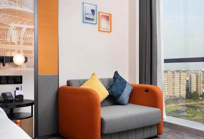 디럭스 룸, Hampton By Hilton Guangzhou Renhe Baiyun Airport Free Airport Shuttle Bus