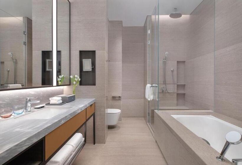 带城市景观的标准工作室, Marriott Executive Apartments Hangzhou