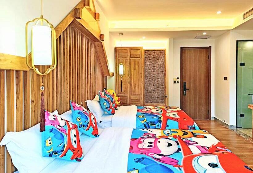 Номер Стандарт 2 Двуспальные Кровати, Zhangjiajie Qiquan Vacation B&b
