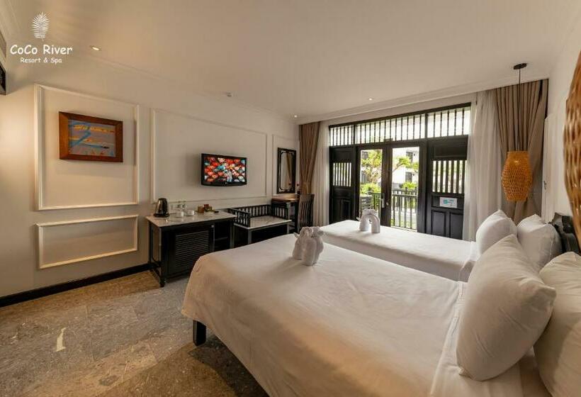 اتاق استاندارد با چشم‌انداز باغ, Hoi An Coco River Resort & Spa