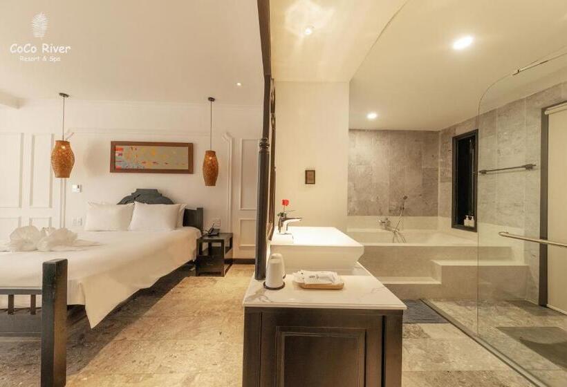 اتاق استاندارد با چشم‌انداز باغ, Hoi An Coco River Resort & Spa