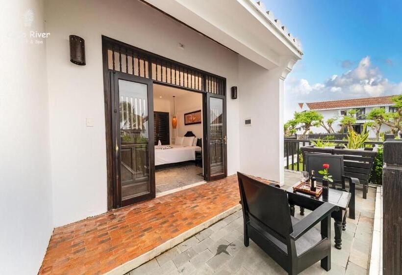 اتاق استاندارد با چشم‌انداز استخر, Hoi An Coco River Resort & Spa