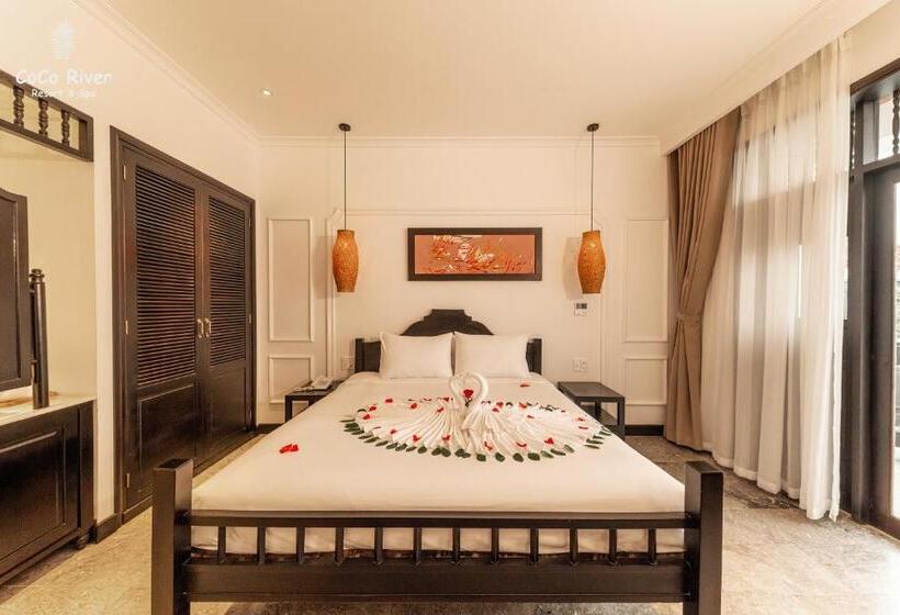 اتاق استاندارد با چشم‌انداز استخر, Hoi An Coco River Resort & Spa